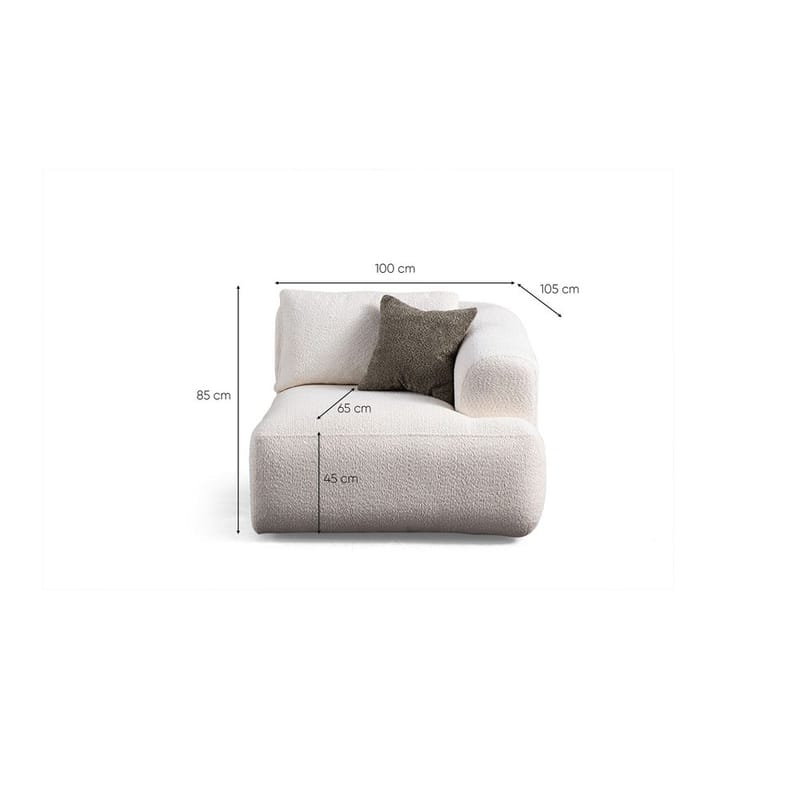 Dashwood 2-sits Soffa - Vit - Möbler - Soffa - 2 sits soffa
