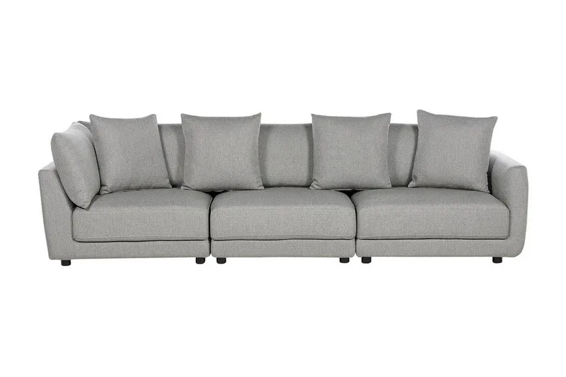 Delisha Soffa 3-sits - Grå/Svart - Möbler - Soffa - 3 sits soffa