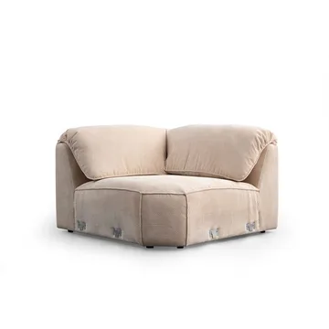 Derebasi 6-sits Hörnsoffa Två Hörn - Krämvit - Möbler - Soffa - Hörnsoffa