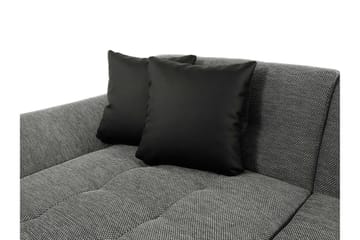 Dewitt Bäddsoffa Dubbelschäslong 4-sits i Konstläder - Vit/Grå - Möbler - Soffa - Bäddsoffa