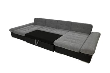 Dewitt Bäddsoffa Dubbelschäslong 4-sits i Sammet - Gul - Möbler - Soffa - Bäddsoffa