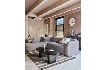 Mooli Soffa med Schäslong 3-sits - Ljusbrun - Möbler - Soffa - Divansoffor & schäslongsoffa - 3 sits soffa med divan