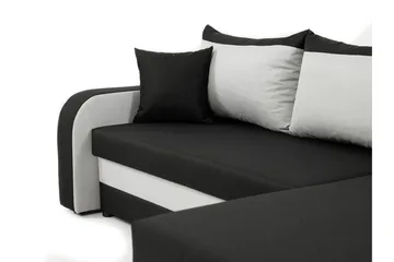 Alvared Soffa med Divan 3-sits - Mörkgrå - Möbler - Soffa - Divansoffor & schäslongsoffa