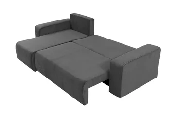 Barile Soffa med Divan 3-sits - Grå - Möbler - Soffa - Divansoffor & schäslongsoffa