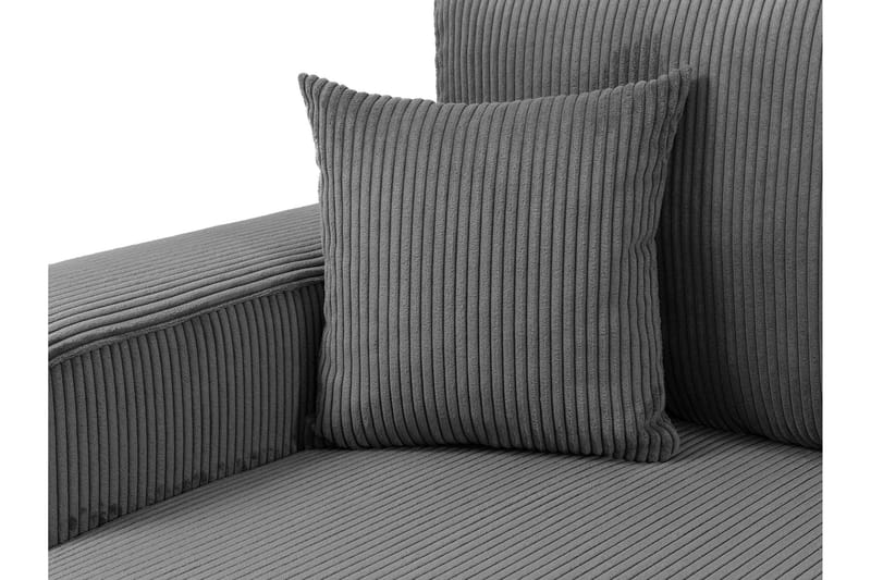 Barile Soffa med Divan 3-sits - Grå - Möbler - Soffa - Divansoffor & schäslongsoffa