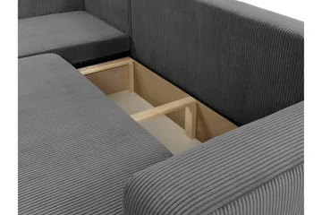 Barile Soffa med Divan 3-sits - Ljusgrå - Möbler - Soffa - Divansoffor & schäslongsoffa