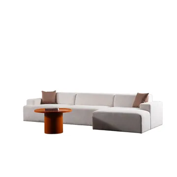 Branorin 4-sits Soffa med Divan - Vit - Möbler - Soffa - Divansoffor & schäslongsoffa