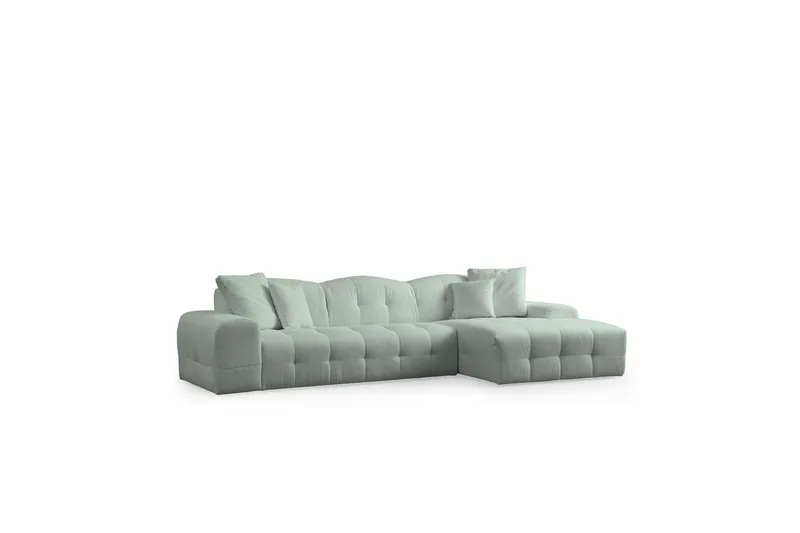 Buddy Soffa med Divan 4-sits, Grön