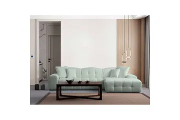 Buddy Soffa med Divan 4-sits - Grön - Möbler - Soffa - Divansoffor & schäslongsoffa