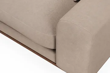 Copenhagen Premium 4-sits Vänstervänd L-formad Djup Divansoffa i Tyg - Ljusbrun - Möbler - Soffa - Divansoffor & schäslongsoffa
