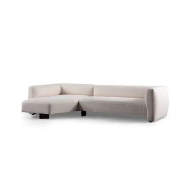 Elvaris 4-sits Soffa med Divan - Vit - Möbler - Soffa - Divansoffor & schäslongsoffa