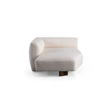 Elvaris 4-sits Soffa med Divan - Vit - Möbler - Soffa - Divansoffor & schäslongsoffa