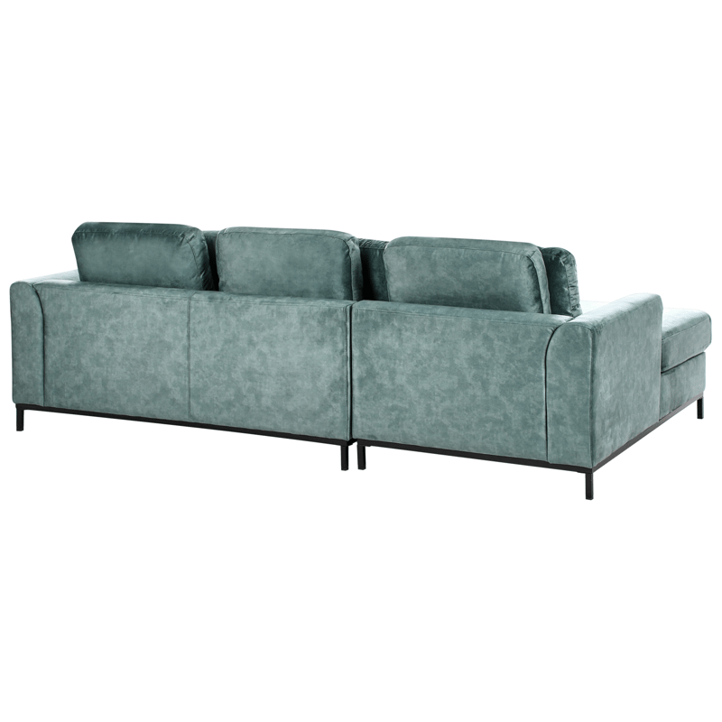 Hörnsoffa 4-sits Oslo Högervänd - Blågrön - Möbler - Soffa - Divansoffor & schäslongsoffa