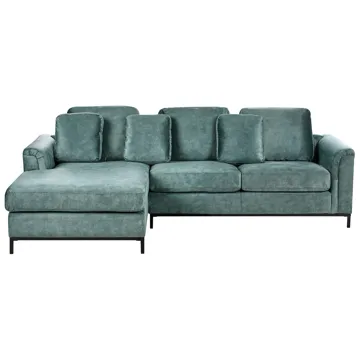 Hörnsoffa 4-sits Oslo Högervänd - Blågrön - Möbler - Soffa - Divansoffor & schäslongsoffa