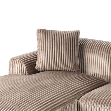 Hörnsoffa Stenum - Ljusbrun, mässing/Högervänd - Möbler - Soffa - Divansoffor & schäslongsoffa