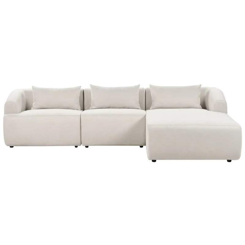 Hörnsoffa Svansele, Beige/Vänstervänd