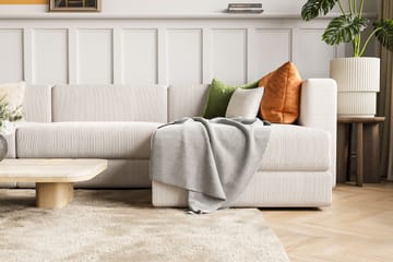 Hagblom 4-sits Vändbar Divansoffa 320 cm med Förvaring i Manchestertyg - Beige - Möbler - Soffa - Divansoffor & schäslongsoffa