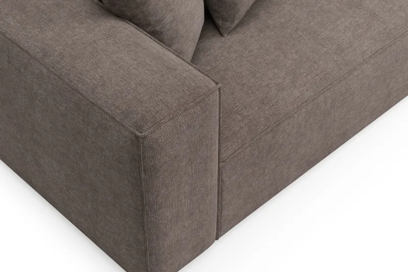 Havana 3-sits Låg Soffa med vändbar divan - Brun - Möbler - Soffa - Divansoffor & schäslongsoffa