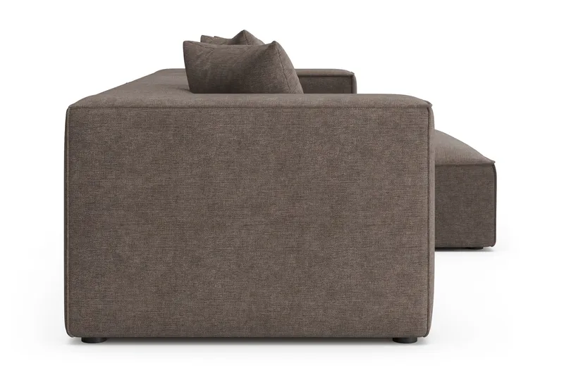 Havana 3-sits Låg Soffa med vändbar divan - Brun - Möbler - Soffa - Divansoffor & schäslongsoffa