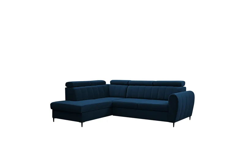 Hoffman Soffa med Schäslong 3-sits, Blå