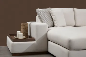 Huelva Divansoffa - Beige - Möbler - Soffa - Hörnsoffa - Hörnsoffa med divan