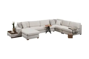 Huelva Divansoffa - Beige - Möbler - Soffa - Hörnsoffa - Hörnsoffa med divan