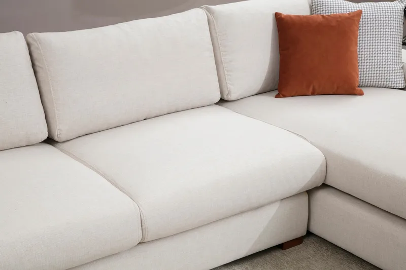 Huelva Divansoffa - Beige - Möbler - Soffa - Divansoffor & schäslongsoffa