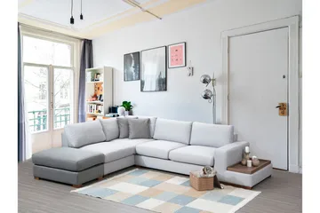 Huelva Divansoffa - Grå - Möbler - Soffa - Divansoffor & schäslongsoffa
