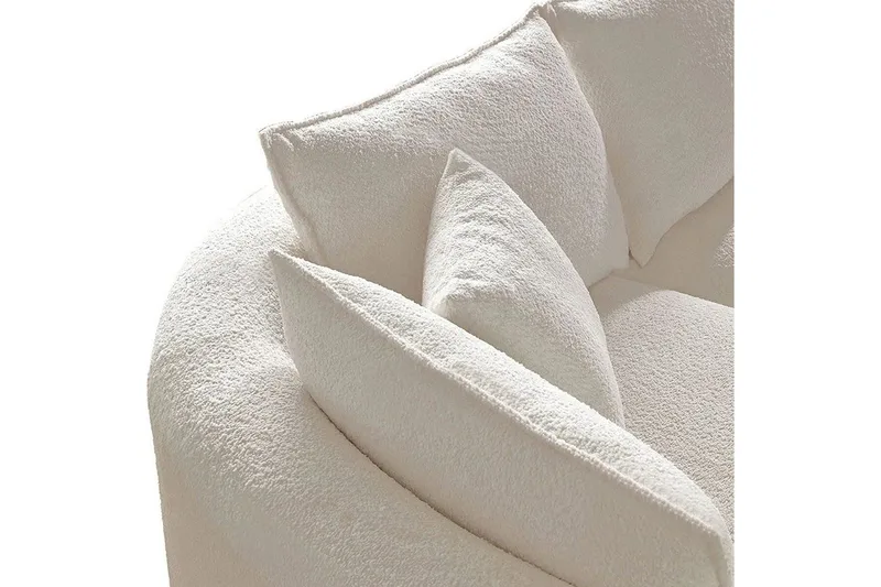 Hungirr Soffa med Divan 4-sits - Vit - Möbler - Soffa - 4 sits soffa