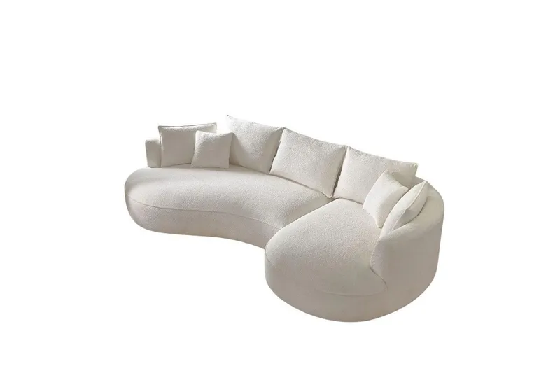Hungirr Soffa med Divan 4-sits - Vit - Möbler - Soffa - 4 sits soffa