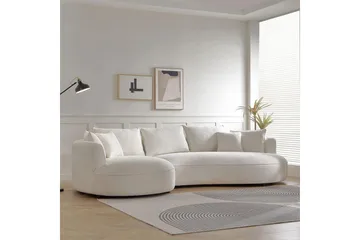 Hungirr Soffa med Divan 4-sits - Vit - Möbler - Soffa - 4 sits soffa