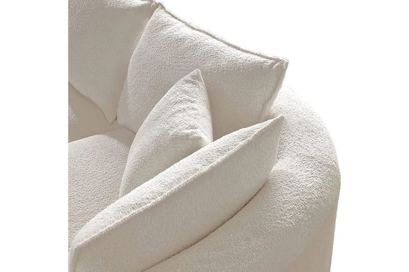 Hungirr Soffa med Divan 4-sits - Vit - Möbler - Soffa - 4 sits soffa