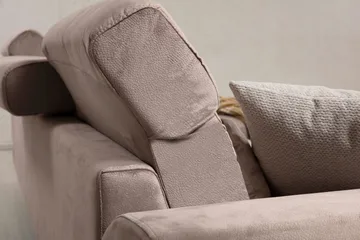 Jaraad Divansoffa Vänster - Beige/Svart - Möbler - Soffa - Divansoffor & schäslongsoffa