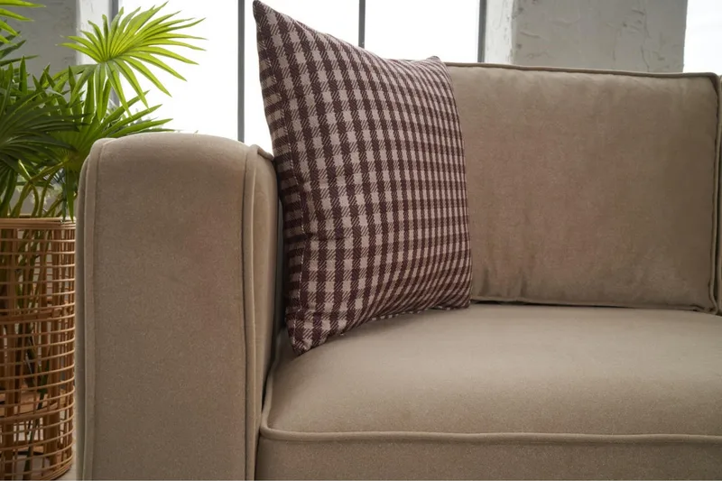 Kaletea Soffa m. Divan 4-sits - Beige - Möbler - Soffa - Hörnsoffa