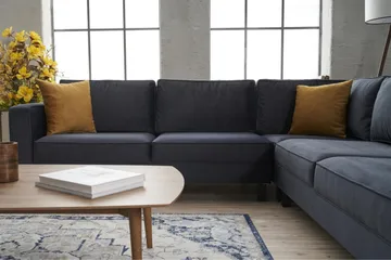 Kaletea Soffa m. Divan 4-sits - Mörkgrå - Möbler - Soffa - Hörnsoffa