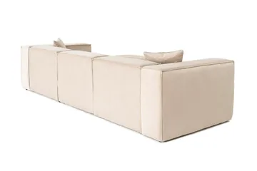 Kaolins Soffa med Divan 3-sits - Cream - Möbler - Soffa - Divansoffor & schäslongsoffa