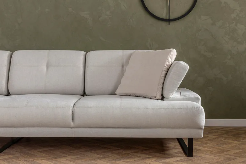 Kitimat Divansoffa 3-sits - Beige - Möbler - Soffa - Divansoffor & schäslongsoffa - 3 sits soffa med divan