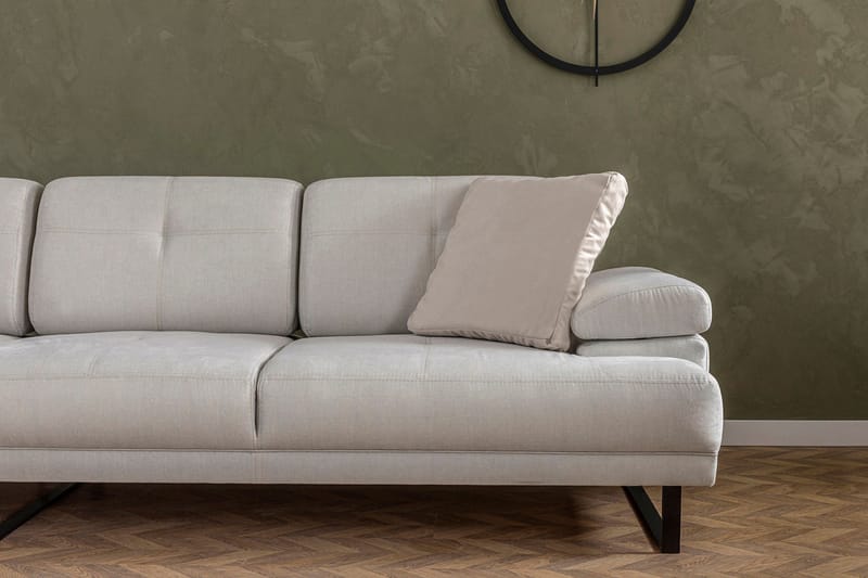 Kitimat Divansoffa 3-sits - Beige - Möbler - Soffa - Divansoffor & schäslongsoffa - 3 sits soffa med divan