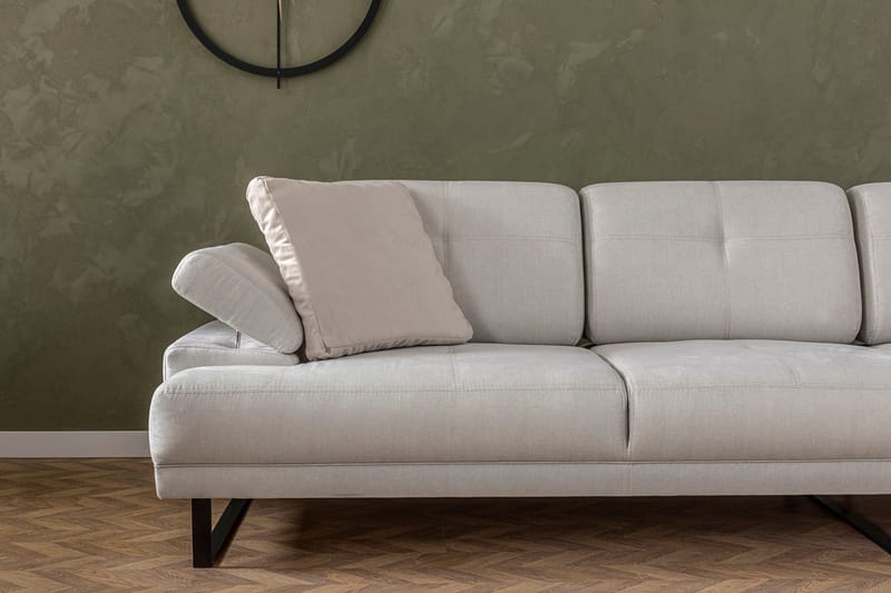 Kitimat Divansoffa 3-sits - Beige - Möbler - Soffa - Divansoffor & schäslongsoffa - 3 sits soffa med divan