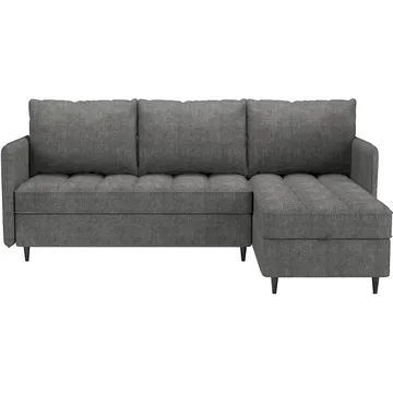 Lindhus Soffa med Divan 3-sits - Grå - Möbler - Soffa - Divansoffor & schäslongsoffa