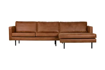 Lissbon Divansoffa Höger - Cognac - Möbler - Soffa - Divansoffor & schäslongsoffa