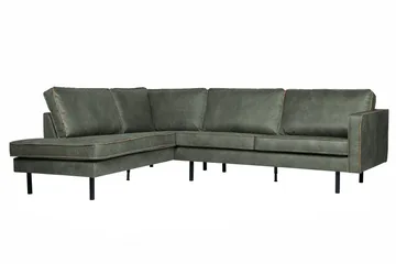 Lissbon Hörnsoffa - Armégrön - Möbler - Soffa - Divansoffor & schäslongsoffa