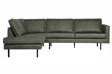 Lissbon Hörnsoffa - Armégrön - Möbler - Soffa - Divansoffor & schäslongsoffa