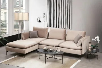 Luces Divansoffa - Beige - Möbler - Soffa - Divansoffor & schäslongsoffa
