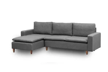 Lungo Soffa m. Divan 4-sits - Mörkgrå - Möbler - Soffa - Bäddsoffa - Bäddsoffa divan