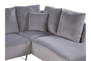Lunnera 4-sits Hörnsoffa Vänster - Grå - Möbler - Soffa - Divansoffor & schäslongsoffa