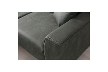 Malpani Soffa med Divan 4-sits - Grön - Möbler - Soffa - Divansoffor & schäslongsoffa