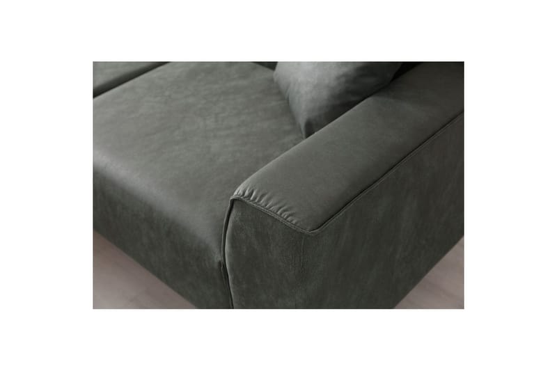 Malpani Soffa med Divan 4-sits - Grön - Möbler - Soffa - Divansoffor & schäslongsoffa