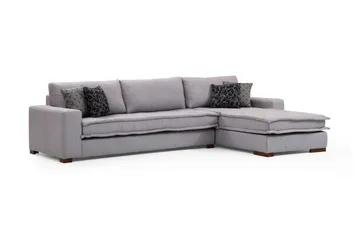 Mamerto Soffa m. Divan 4-sits - Ljusgrå - Möbler - Soffa - Divansoffor & schäslongsoffa