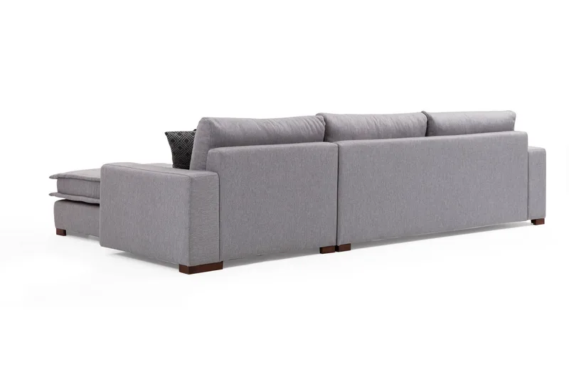 Mamerto Soffa m. Divan 4-sits - Ljusgrå - Möbler - Soffa - Divansoffor & schäslongsoffa